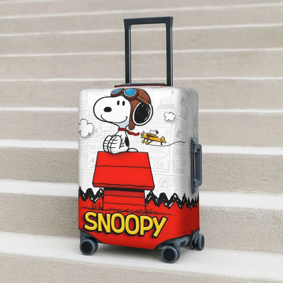 Housse de valise personnalisée pour chien, fournitures de bagages utiles pour vacances, protection professionnelle