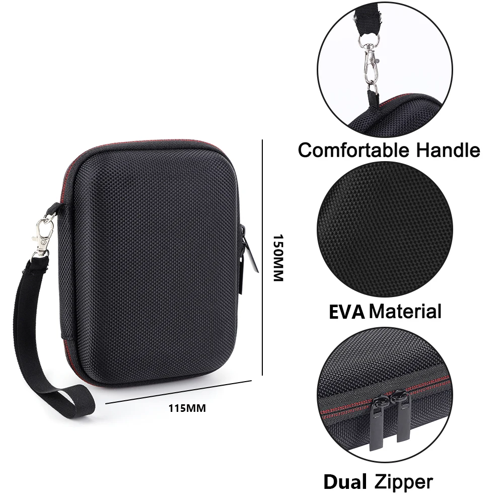 Étui pour console de jeu portable r36s, housse de transport pour anbernic rg35xx rg353v rg353vs, sac de voyage rigide portable, accessoires de jeu