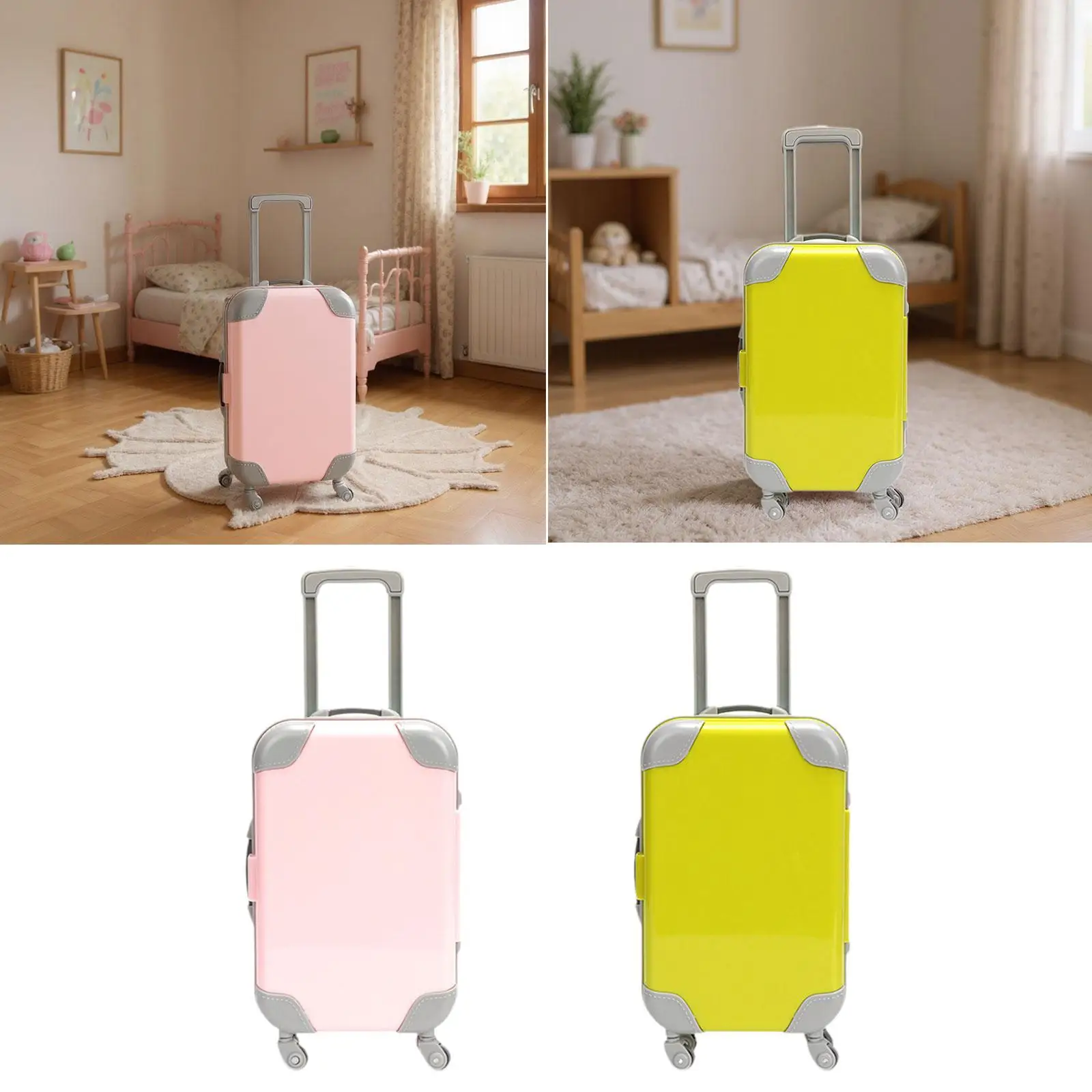 Valise de voyage pour poupée pour mini accessoires, idéale pour les récréations des enfants