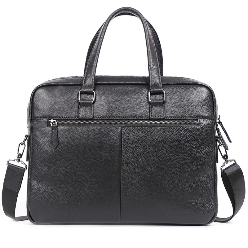 porte documents en cuir pour hommes, sac à main de grande capacité pour ordinateur portable, sacs à bandoulière en cuir véritable de bonne qualité, sacs d'affaires