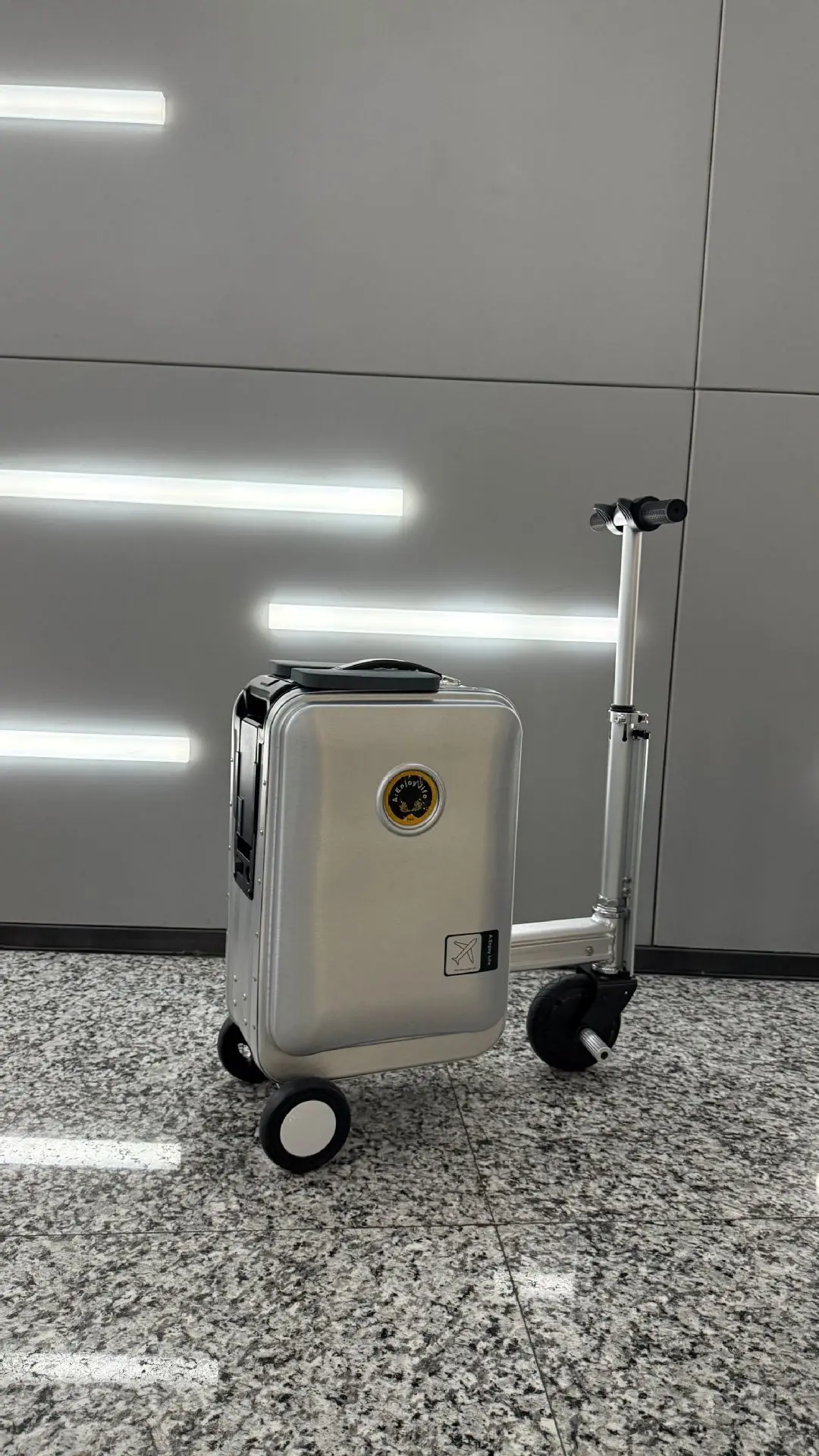 valise électrique peut être embarquée valise de cyclisme intelligente siège de boîtier de chariot de 20 pouces artefact de transport pour adultes et enfants