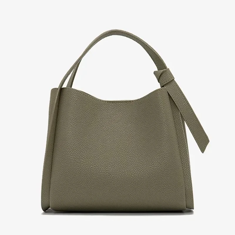 Sac à main en cuir véritable pour femmes, sac seau à bandoulière en cuir de vache, sac de styliste pour femmes