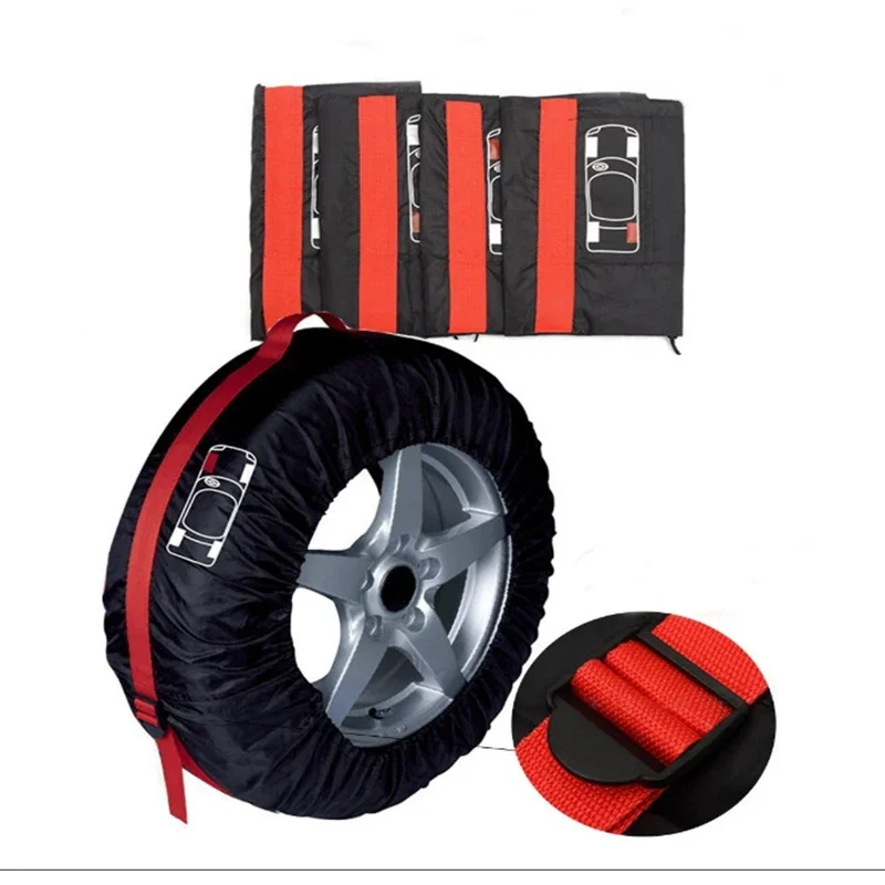 sacs de rangement de pneus, anti poussière, étanche, s/l, housse universelle de rechange pour voiture, protection de roue de véhicule en polyester, sacs de roue portables