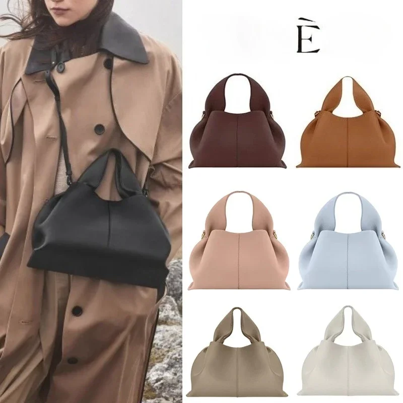 sac à main en cuir léger de luxe, adapté aux boulettes françaises, sacs à main rétro européens et américains, sacs à bandoulière pour femmes