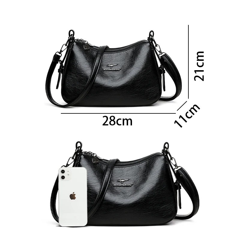 sacs à main de luxe de styliste pour femmes, nouveau sac à bandoulière en cuir de haute qualité pour femmes, sac à bandoulière rétro et minimaliste