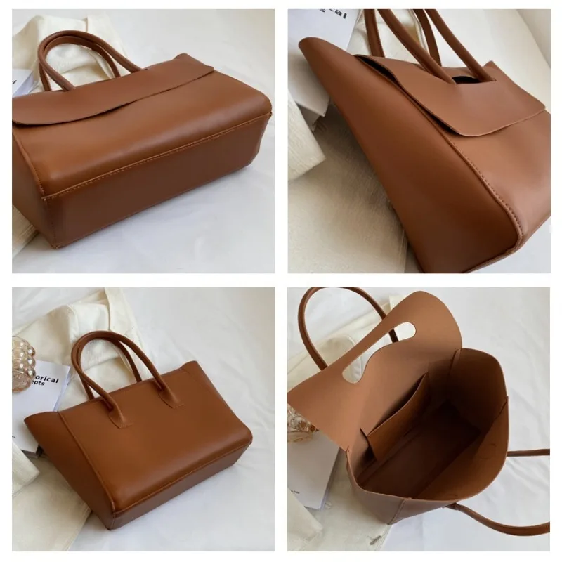 sacs à main en cuir pu souple pour femmes, nouvelle mode, design rétro, sacs à bandoulière sous les bras, sacs à poignée supérieure de luxe
