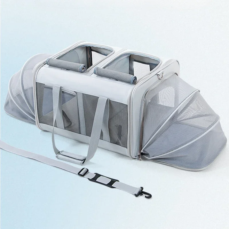 valise à roulettes multifonctionnelle pour animaux de compagnie, sac à main pour animaux de compagnie, multi animal de compagnie, voyage en plein air, extensible, pliable, chien
