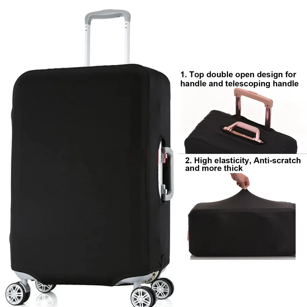 s/m/l/xl adapté aux bagages de 18 à 32 pouces housse de protection valise étui extensible valise protecteur bagages housse anti-poussière