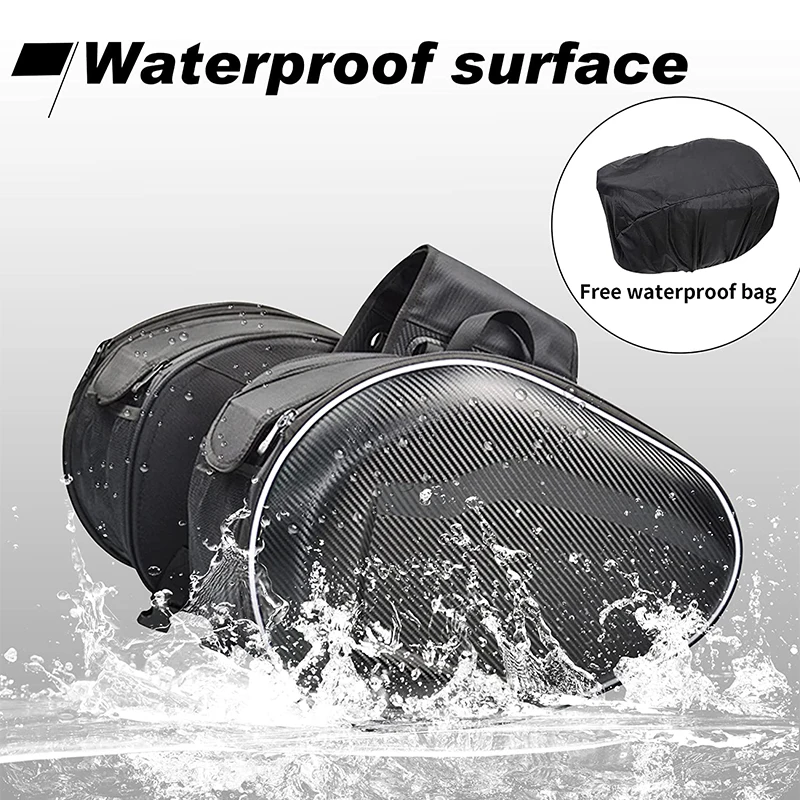 sacs de voyage universels pour casque de moto de course, sacoches de valise pour bmw kawasaki yamaha honda, sac + imperméable