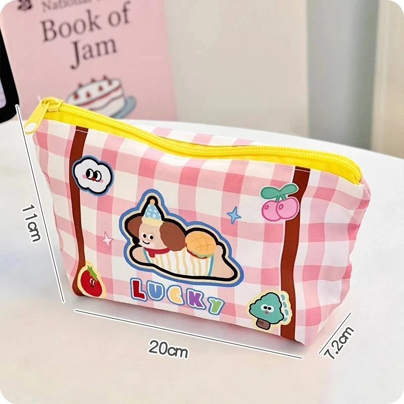 sac de rangement de voyage de grande capacité, mignon, étanche, dessin animé, vêtements portables, sous vêtements, chaussures, sac de rangement de bagages avec fermeture éclair