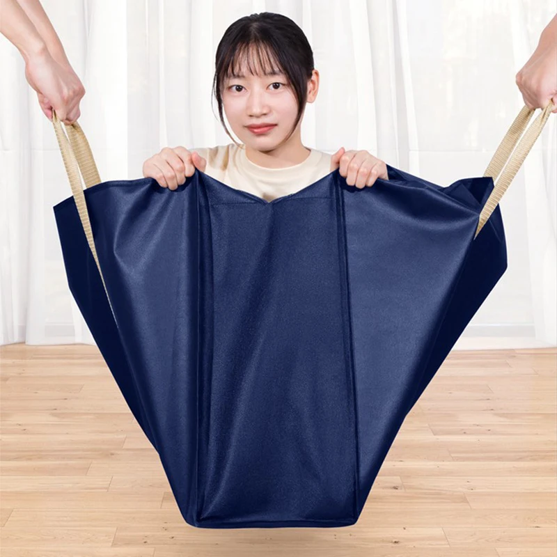 sacs à bagages mobiles imperméables extra larges, sac de rangement à main en tissu non tissé, sac de voyage, outil d'emballage de rangement à domicile