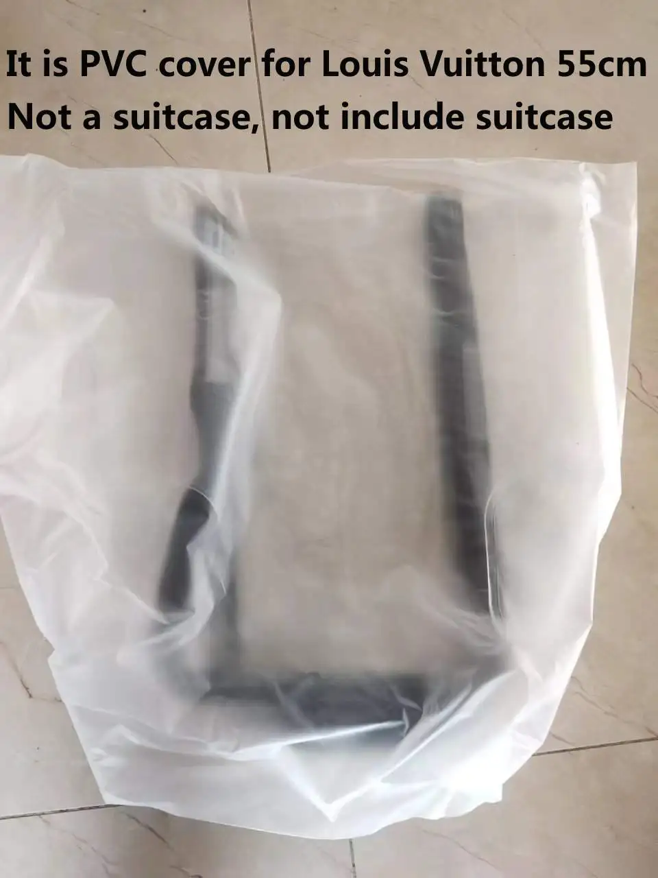 housse de valise transparente pour louis 50cm/55cm/70cm, housse transparente anti poussière pour bagages, accessoires de voyage, épaisseur pvc personnalisé