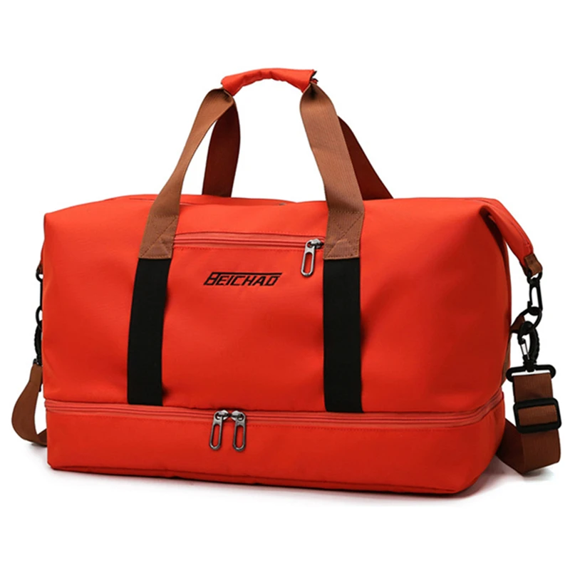 sac à bagages de loisirs de grande capacité pour hommes et femmes, sacs à bandoulière respirants, imperméables, résistants à l'usure, une initiative