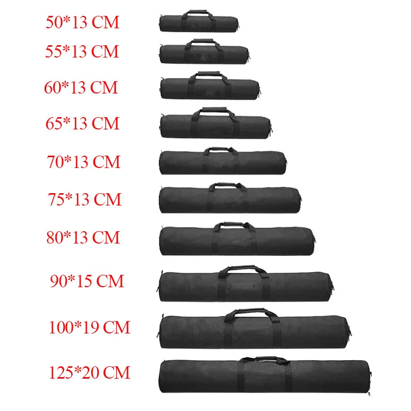 65 80 90 100 125cm rembourré appareil photo monopode trépied sac de transport étui support de lumière sac de transport parapluie softbox sac de transport