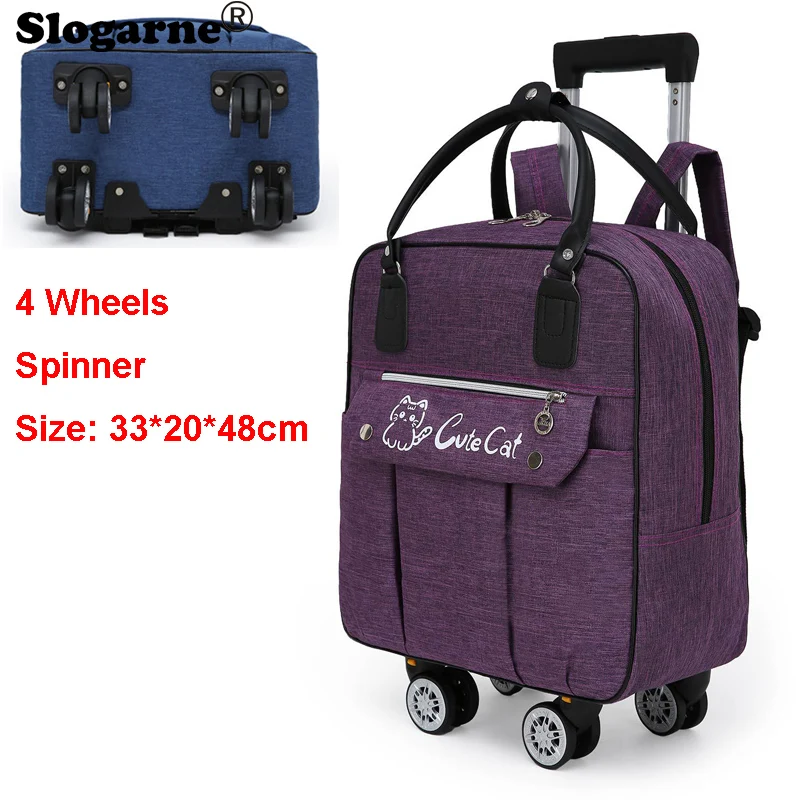 sacs à bagages de voyage portables 4 roues grande capacité unisexe trolly sacs de voyage hommes nouvelle valise à roulettes femmes sacs de voyage à roulettes