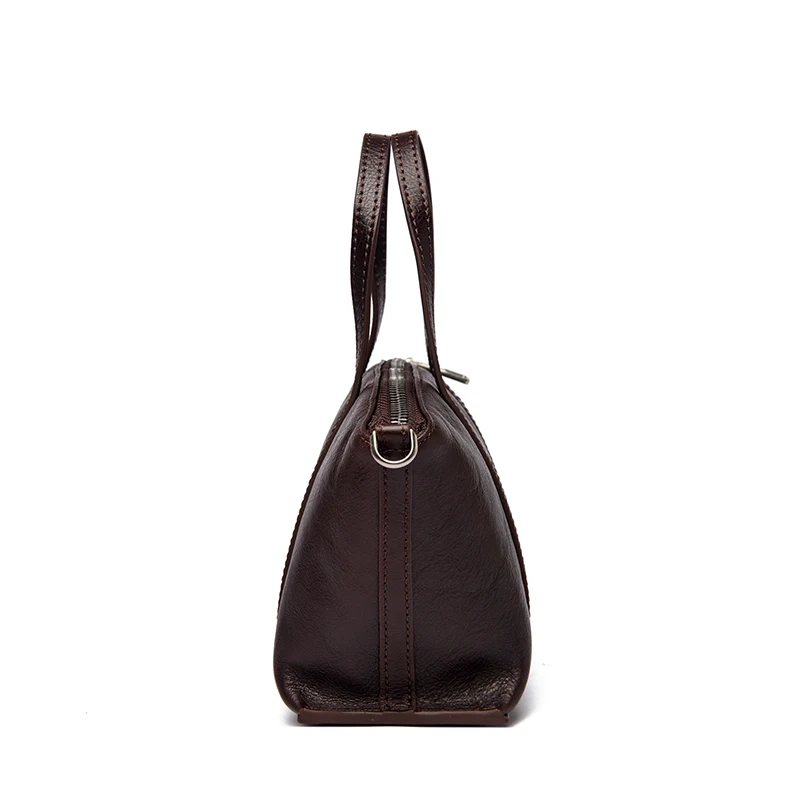 sac à bandoulière en cuir pour femmes, sac à main de banlieue de grande capacité, sac pour femmes en cuir véritable simple et polyvalent