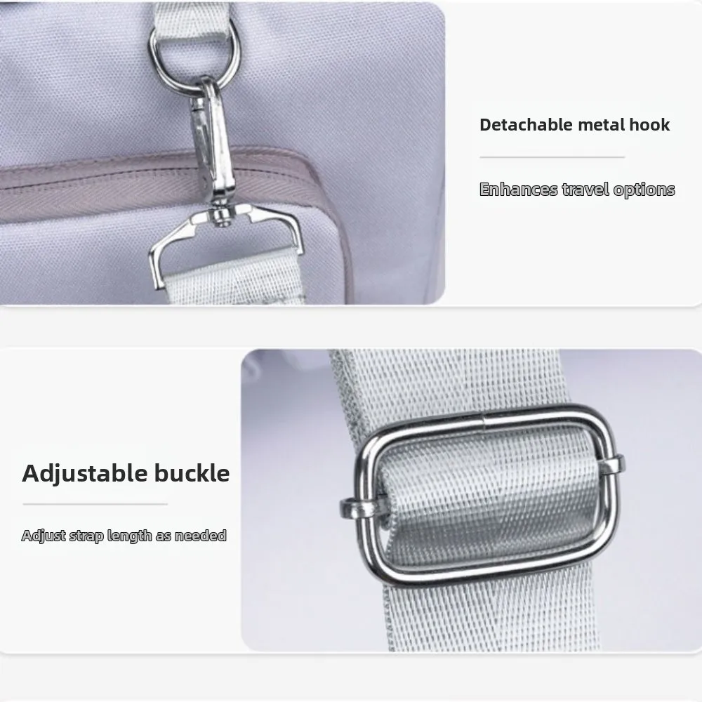 sac à main portable léger pour ordinateur portable, porte documents, pochette pour ordinateur portable, résistant aux chocs, sac messager à bandoulière pour le travail