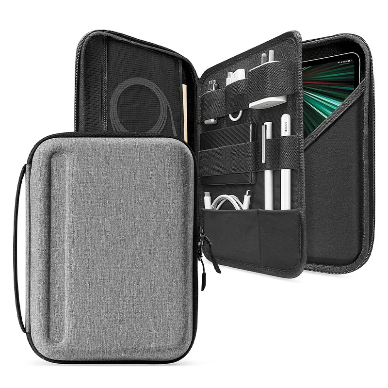 Sac pour tablette pour 2025 EVA, étui pour tablette de 9 à 13 pouces, adapté à iPad Air 11 10.9 pouces, iPad Pro 11 M4 iPad Pro 13, sac intérieur
