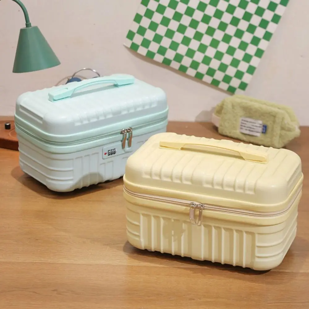 facile à transporter 17 pouces trousse à cosmétiques portable à la mode mini sac à bagages étanche durable sac de rangement de toilette valise