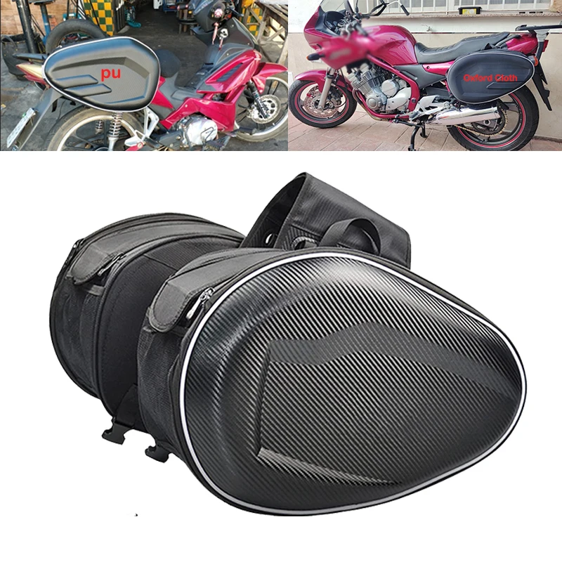 sacs de voyage universels pour casque de moto de course, sacoches de valise pour bmw kawasaki yamaha honda, sac + imperméable