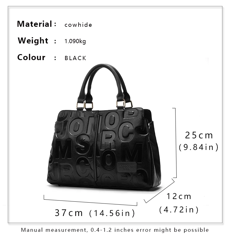 sac pour femme en cuir sac à bandoulière élégant en cuir véritable pour femme, sac à main de grande capacité, grand sac pour femme