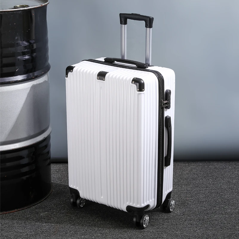 valise à bagages 20 26 pouces grande capacité simple à la mode voyage portable durabilité résistant à l'usure avec valise à roulettes