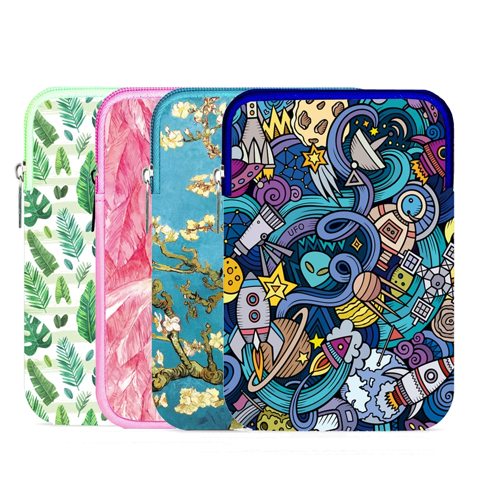 étui pour tablette (14cm x 22cm) pour alldocube iplay 50 60 mini pro 8.4 ''(8''-9''), pochette universelle en peluche douce avec fermeture éclair
