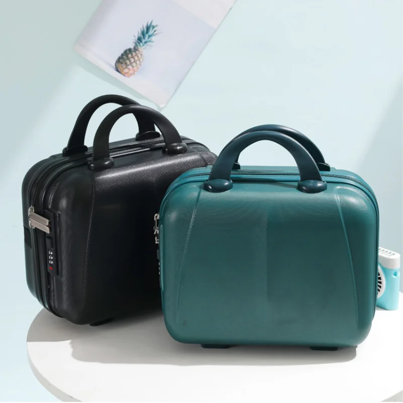 valise à main portable avec verrouillage par mot de passe, sac de rangement de maquillage, valise d'embarquement, valise d'évaluation de voyage, boîte à cosmétiques, cadeau de festival