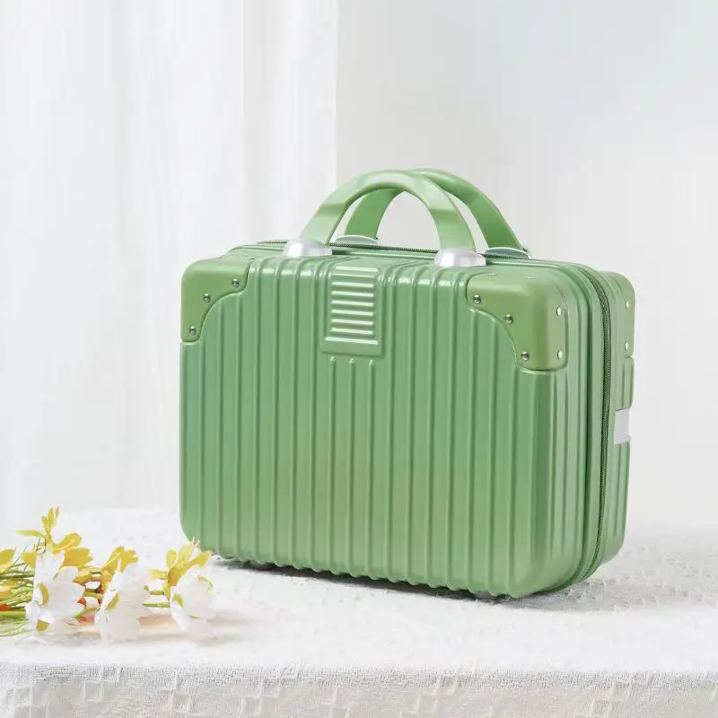 trousse à cosmétiques légère de 14 à 16 pouces, petite trousse de maquillage, valise de voyage portable, organisateur de bagages, boîte à cosmétiques
