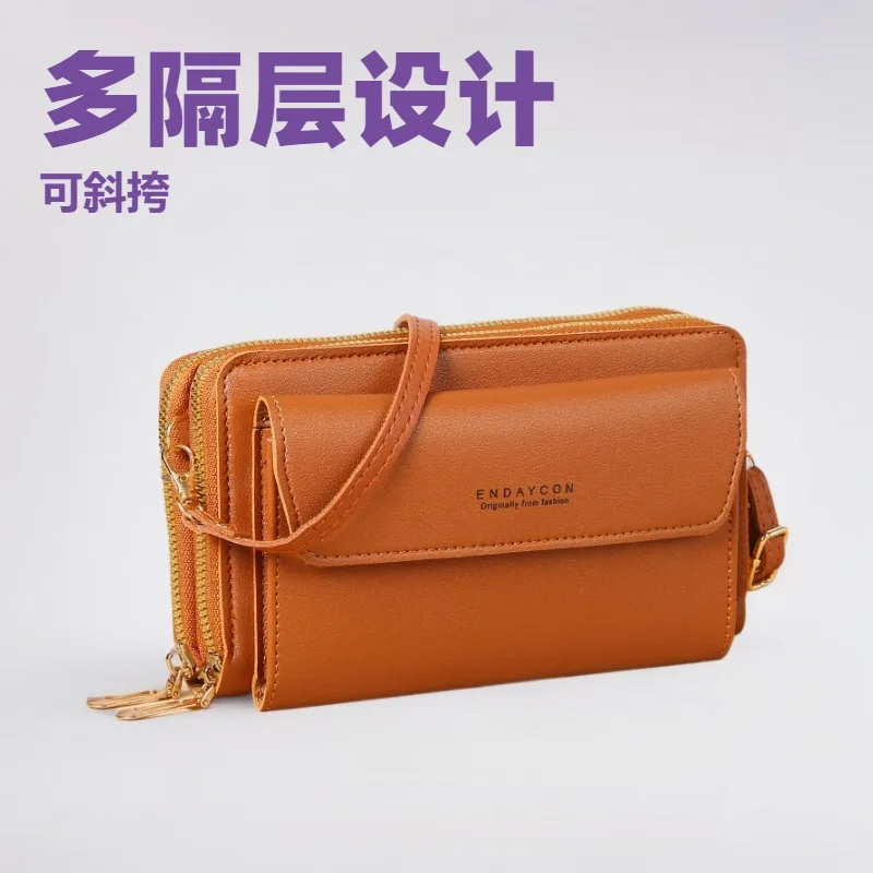 sac à main multi cartes pour femmes, sac à bandoulière décontracté de grande capacité, paquet de téléphone portable, nouveau style à la mode
