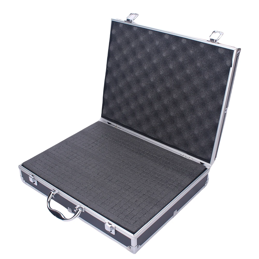 boîte à outils mallette à instruments en aluminium boîte de rangement équipement portable boîte à outils boîtes de rangement grand étui rigide valise en aluminium