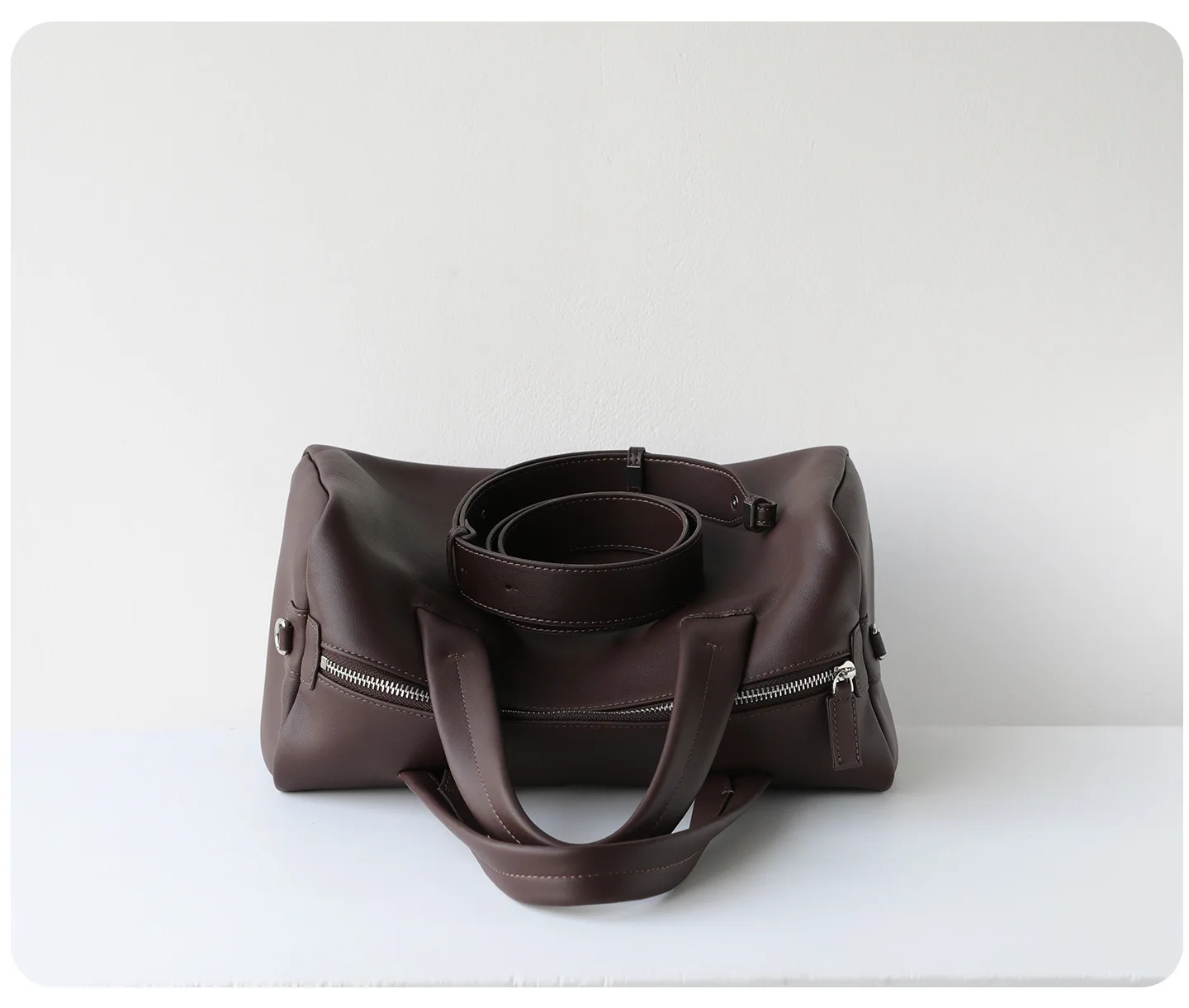 sacs pour femmes en cuir véritable femmes sacs à main à bandoulière grande capacité banlieue boston oreiller sac