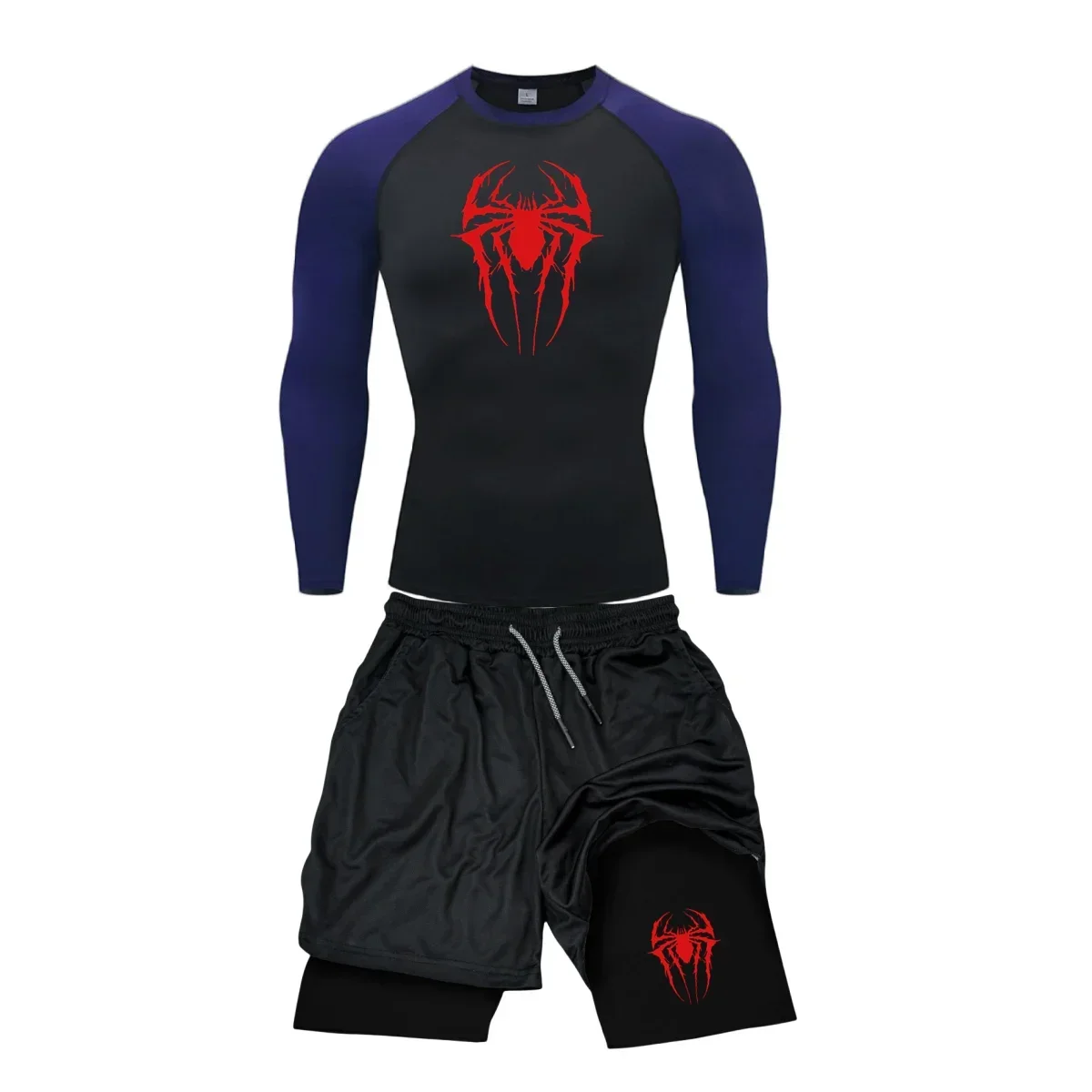 combinaison de compression hommes t shirts + pantalons fitness boxe muay thai shorts vêtements hommes rashguard jiu jitsu ensembles de gymnastique maillots bjj boxeo