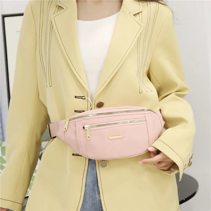 sacs de taille à bandoulière pour femmes, sacs de poitrine pour documents de loisirs oxford, sacs à main à bandoulière initiés, sacs de messager féminins, sacs de ceinture