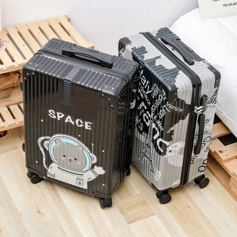 sac de voyage pour bagages, valise à bagages de 20/24 pouces, valise à serrure à combinaison
