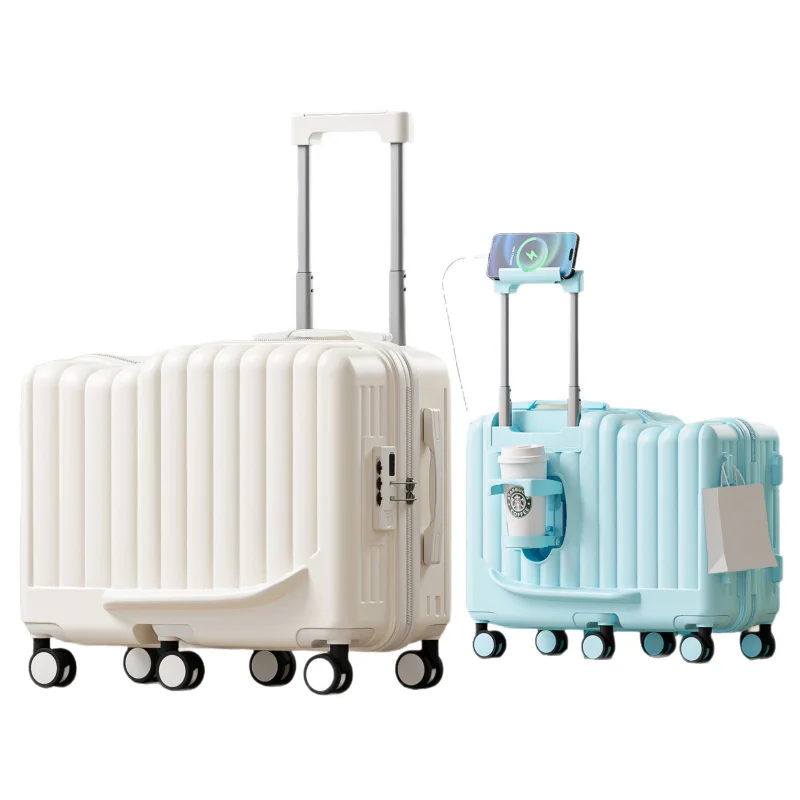bagage roulant pour enfants valise à main de 20 pouces avec fonction de conduite pour chariot de voyage pour garçons et filles