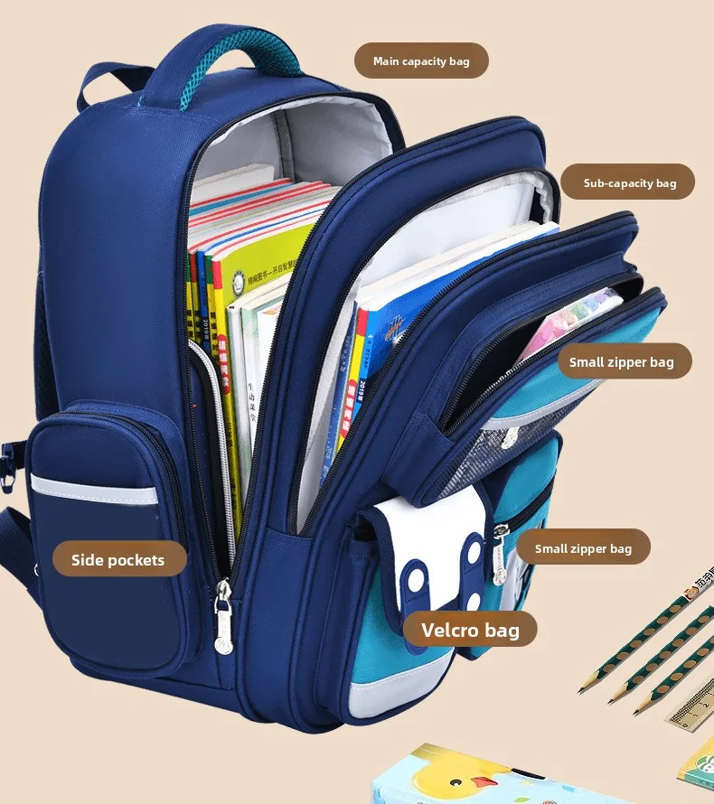 enfants chariot sac à dos roues étudiant haute capacité sacs d'école cartables à roulettes enfants chariot bookbag école sac à roulettes