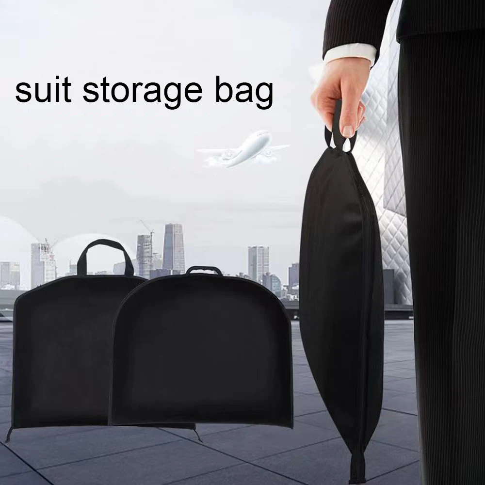 sac de costume pour vêtements, pour voyage et rangement, avec fermeture éclair et poignées de transport, costumes, robes de smoking, manteaux, protection contre la poussière