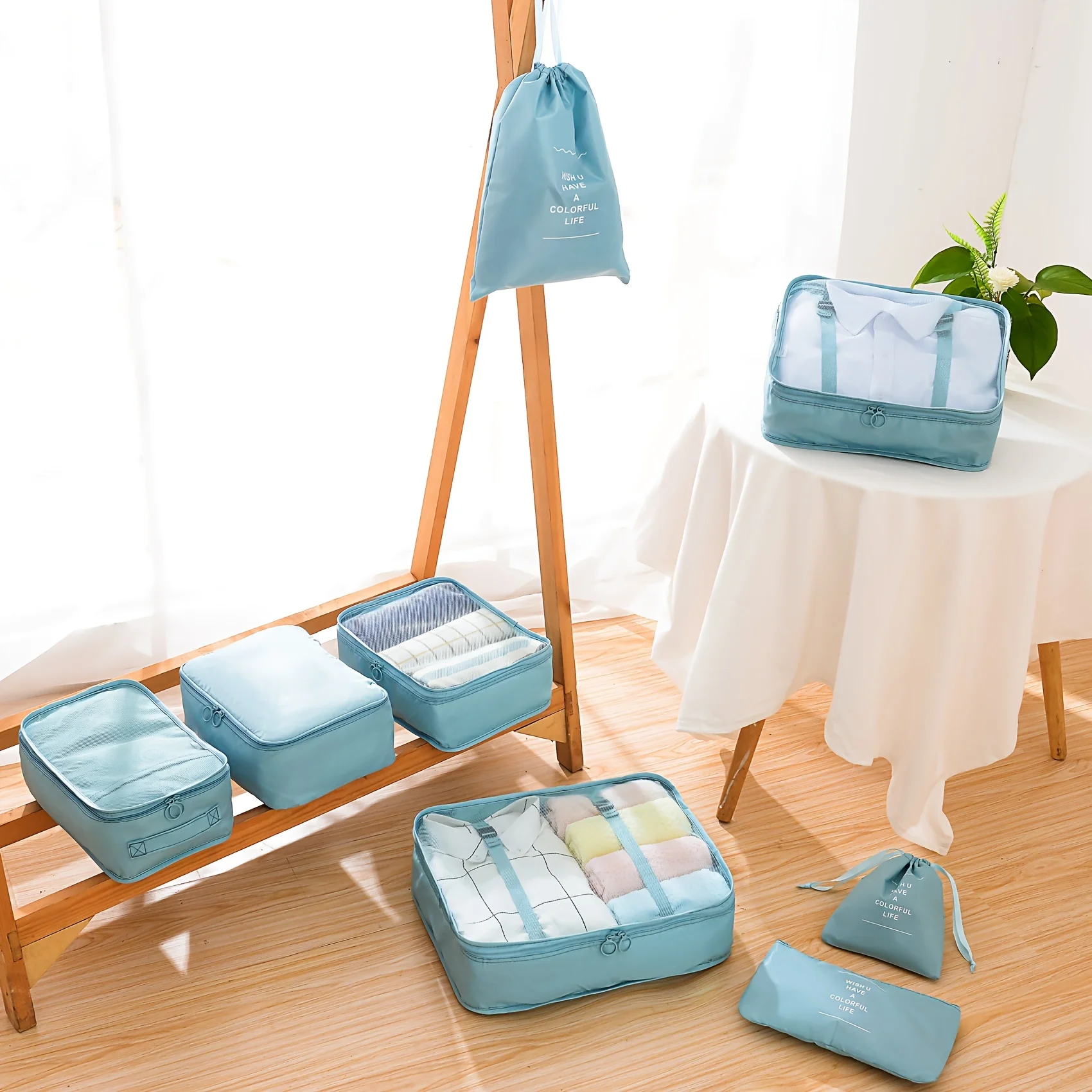 8 ensembles de cubes d'emballage pour valises, organisateurs d'emballage de bagages de voyage, accessoires essentiels de voyage, organisateur de bagages