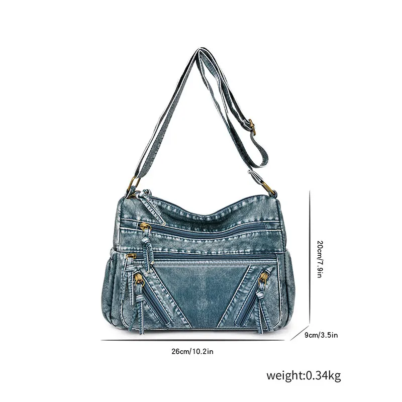 sac à main vintage décontracté en cuir pu pour femme, sac à bandoulière populaire, sac messager, grande capacité, initié féminin, fourre tout