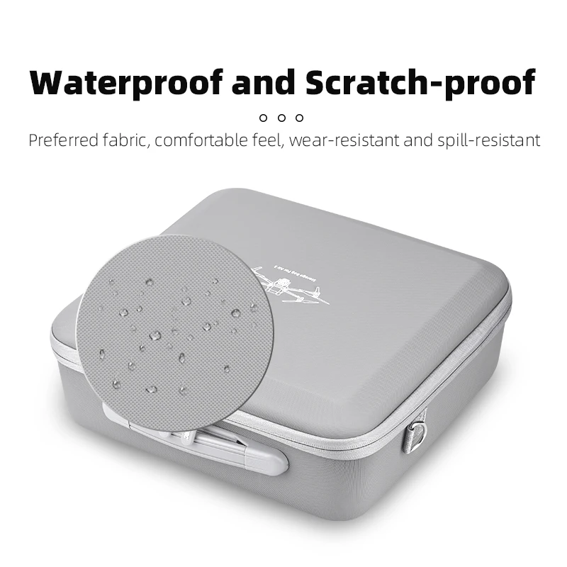 brdrc air 3s étui de transport sac de voyage portable pour dji air 3s drone rc 2/rc n2 accessoires sac à bandoulière sac de rangement sac rigide