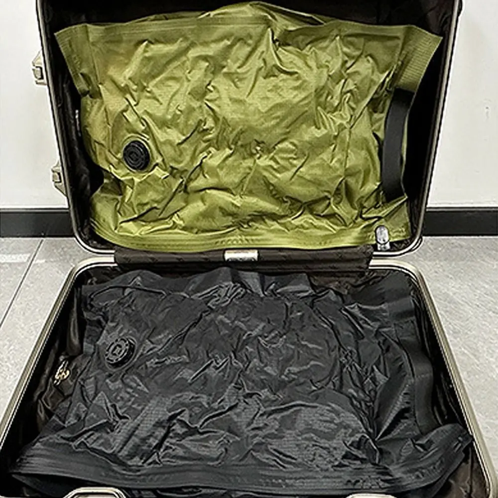 sacs de rangement sous vide de grande capacité, sacs d'emballage de voyage anti-poussière enroulables à la main, valise étanche et résistante à l'humidité, cube pour vêtements
