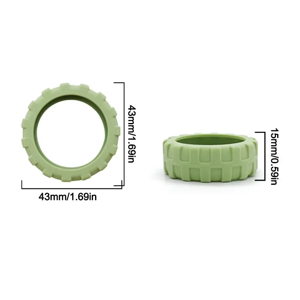 8 pièces/ensemble pièces de valise essieux bagages de voyage roulettes chaussures silicone avec son silencieux bagages roues protecteur réduire le bruit