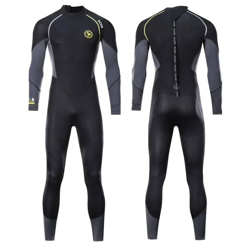 Combinaison de plongée longue pour hommes, 1.5mm, matériau en néoprène SBR, doublure polaire chaude, natation en plein air, kayak, surf, dérive, M-4XL