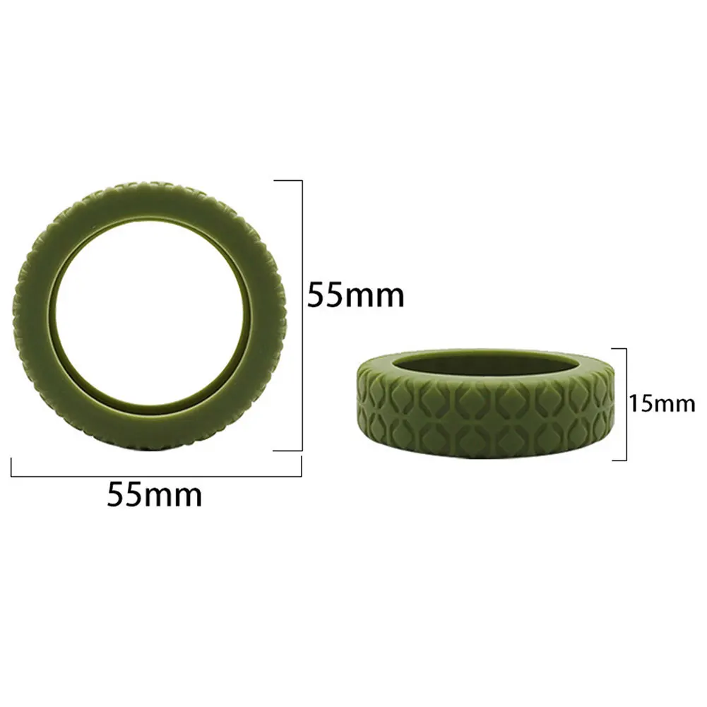 housse de protection de roue de coffre à bagages, housse de protection en silicone résistante à l'usure pour valise/roulette de chaise de bureau