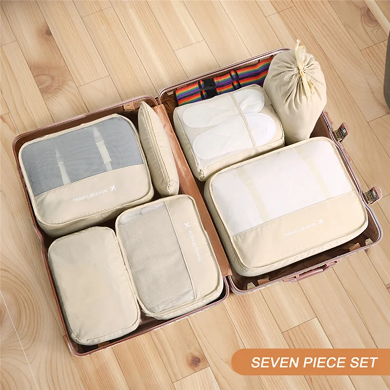 afourt cubes d'emballage pour voyage sacs de rangement de bagages pour la famille, cubes d'emballage de voyage respirants en maille pour valises