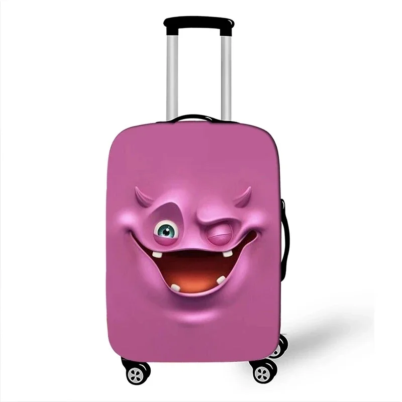 housse de protection élastique pour bagages, imprimé de dessin animé mignon, combinaison à fermeture éclair, sac de 18 à 32 pouces, housse de valise, housse de chariot, accessoires de voyage
