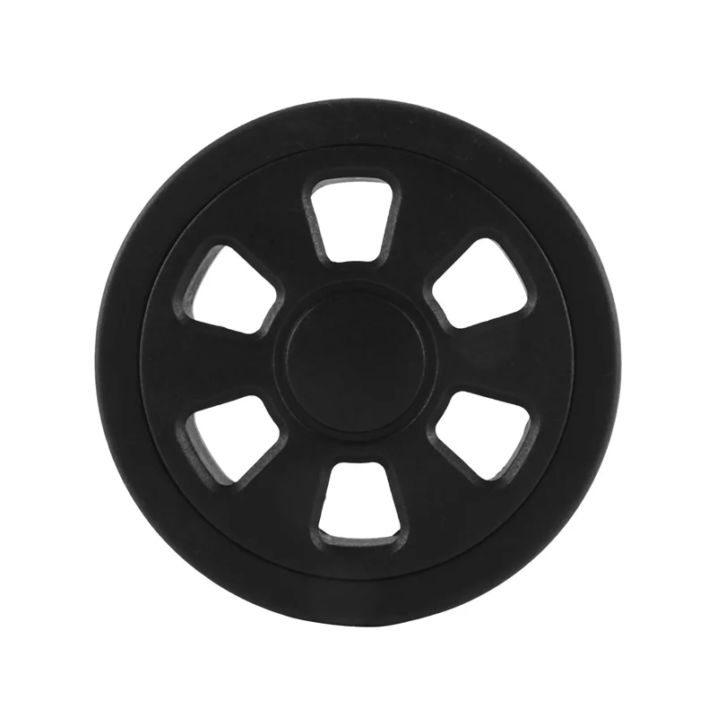 a19f 60mm x 12mm roues à bagages remplacement résistant à l'usure protection de l'environnement roues de valise en polyuréthane noir 2 paires