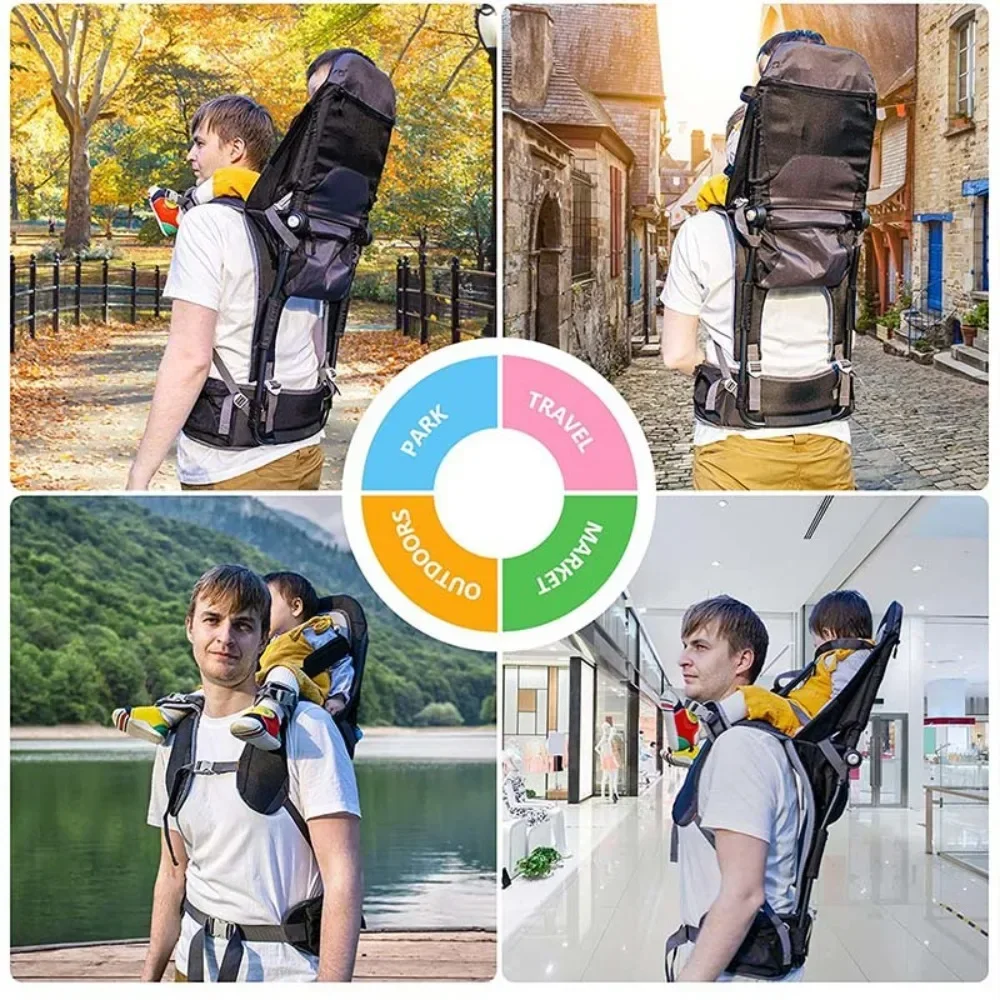 1 pièces porte enfant selle bretelles enfants sac de voyage avec bretelles papa randonnée simple épaule porte bébé