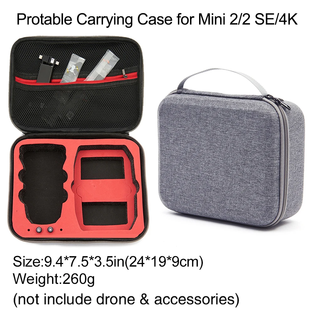 sac portable pour dji mini 4k, valise mini 2se, boîte de transport eva de haute qualité, housse rc pour dji mini 4k min 2, accessoires